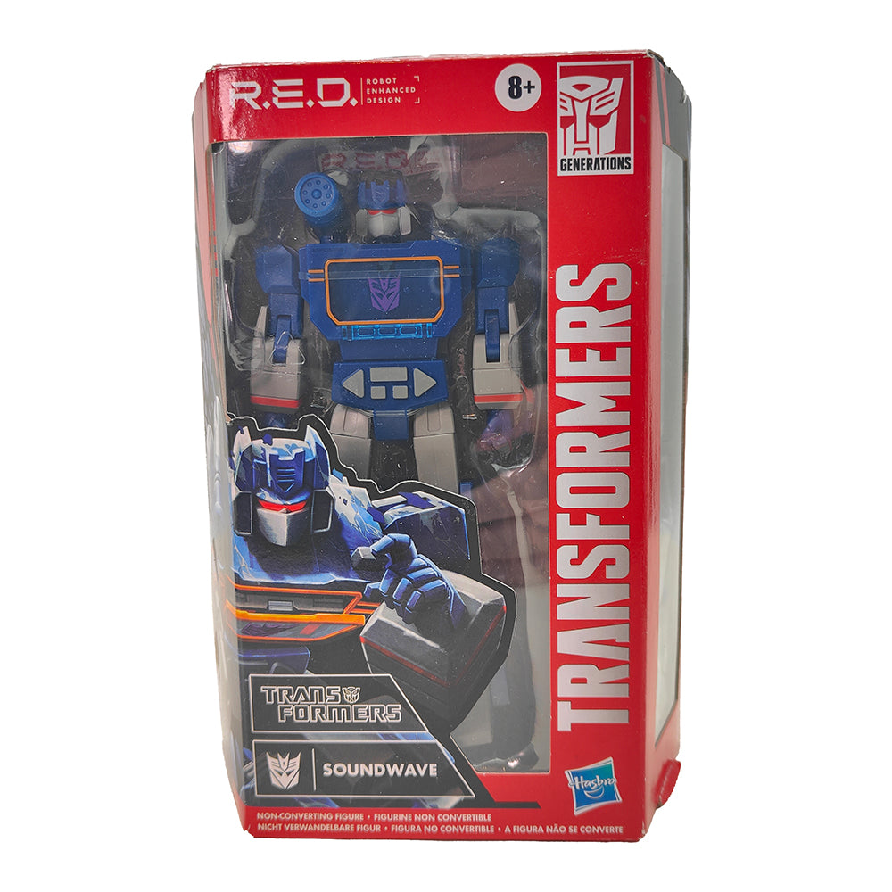 Transformers G1 Soundwave R.E.D Robot Enhanced Design 15 cm Action Figure Hasbro 2021 – Transformers, Hasbro, 15 cm, 2021, pre-owned collector piece, Uncanny Collectibles Dublin Ireland