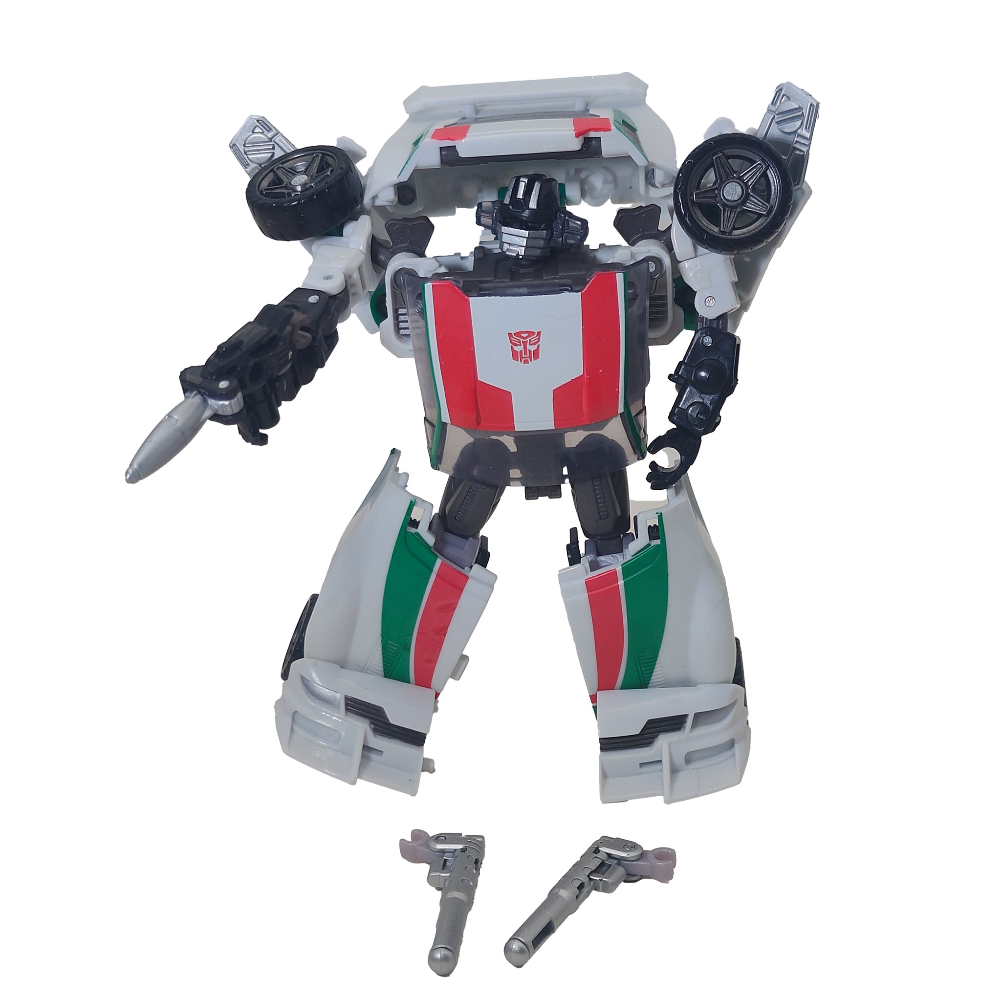 Transformers Generations Autobot Wheeljack Deluxe Class – Transformers, Hasbro, 14 cm, pre-owned collector piece, Uncanny Collectibles Dublin Ireland