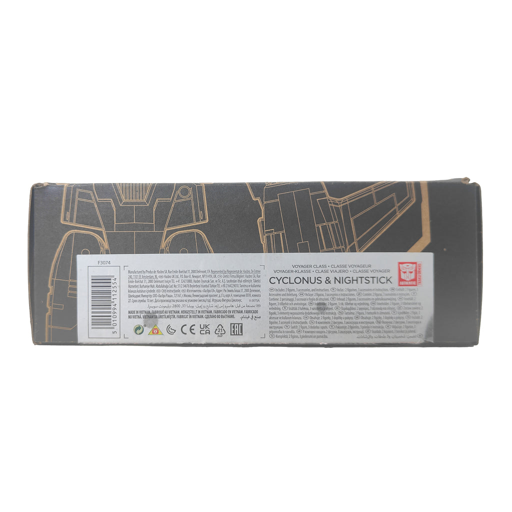 Transformers Generations Selects Legacy Cyclonus and Nightstick Voyager Class Action Figure Hasbro 2023 – Transformers, Hasbro, 18 cm, 2023, pre-owned collector piece, Uncanny Collectibles Dublin Ireland