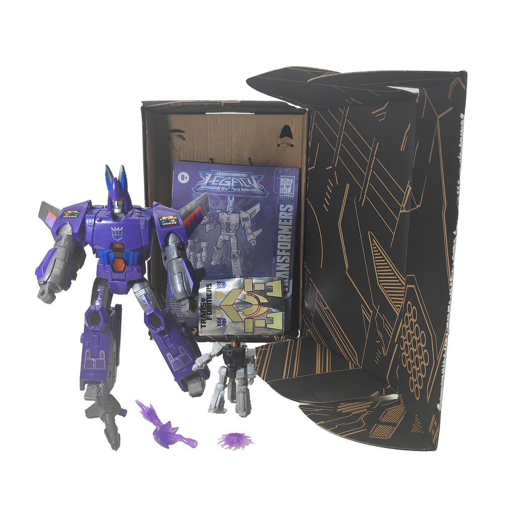 Transformers Generations Selects Legacy Cyclonus and Nightstick Voyager Class Action Figure Hasbro 2023 – Transformers, Hasbro, 18 cm, 2023, pre-owned collector piece, Uncanny Collectibles Dublin Ireland