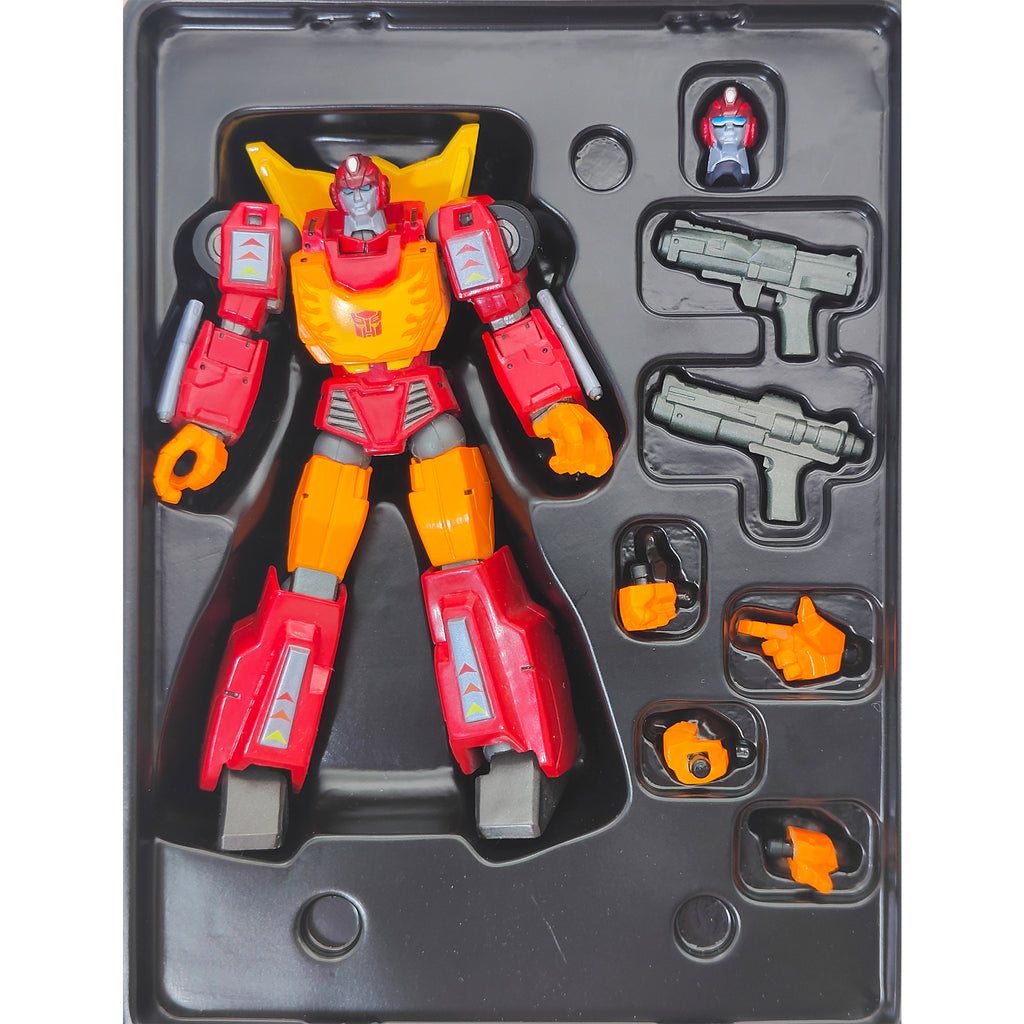 Transformers Hot Rod Rodimus Revoltech Yamaguchi 047 Kaiyodo Figure 2008