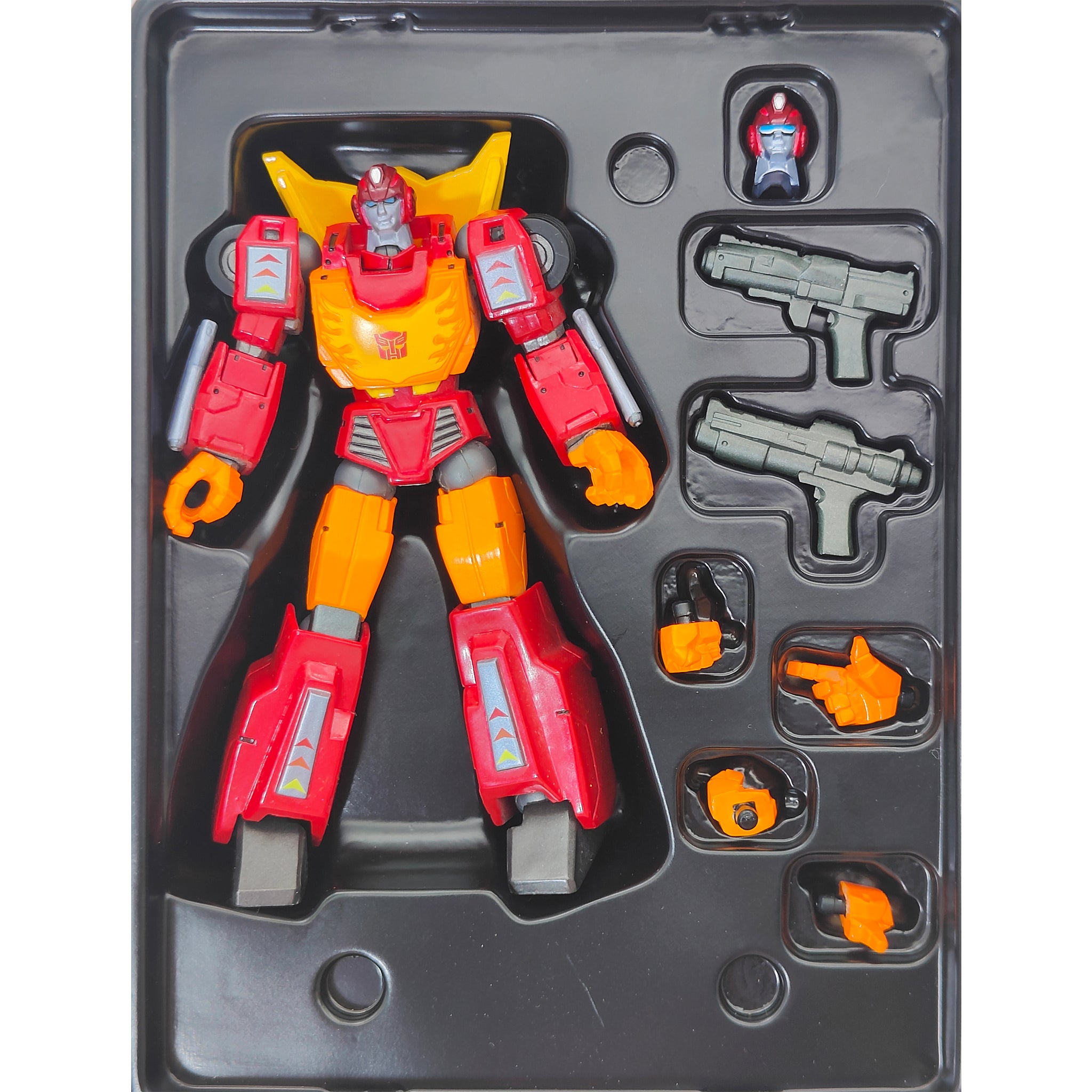 Transformers Hot Rod Rodimus Revoltech Yamaguchi 047 Kaiyodo Figure 2008