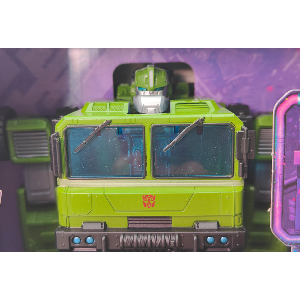 Buy Transformers Legacy Prime Universe Bulkhead Voyager Class Action Figure Hasbro 2022 collectible online at Uncanny Collectibles