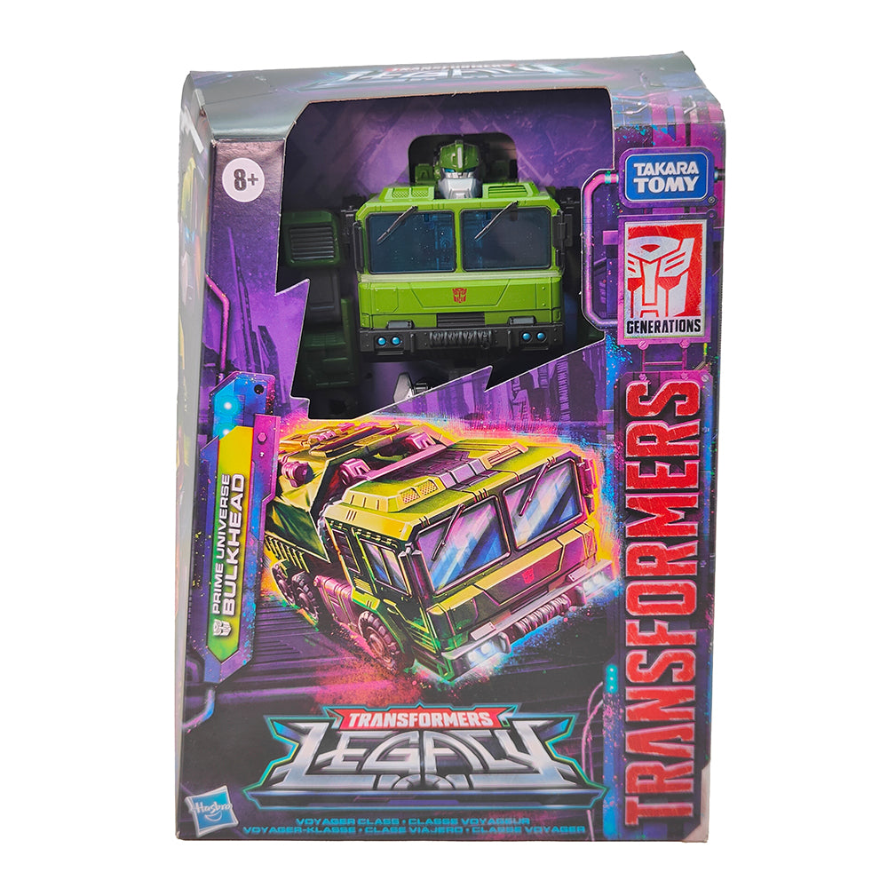 Transformers Legacy Prime Universe Bulkhead Voyager Class Action Figure Hasbro 2022 – Transformers, Hasbro, 18 cm, 2022, pre-owned collector piece, Uncanny Collectibles Dublin Ireland