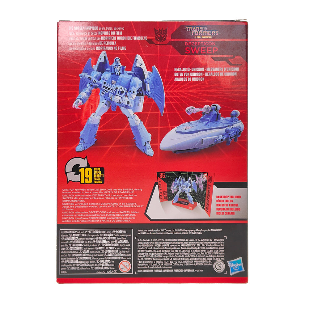 Buy Transformers Studio Series 86 10 Sweep Voyager Class Action Figure Hasbro 2021 collectible online at Uncanny Collectibles
