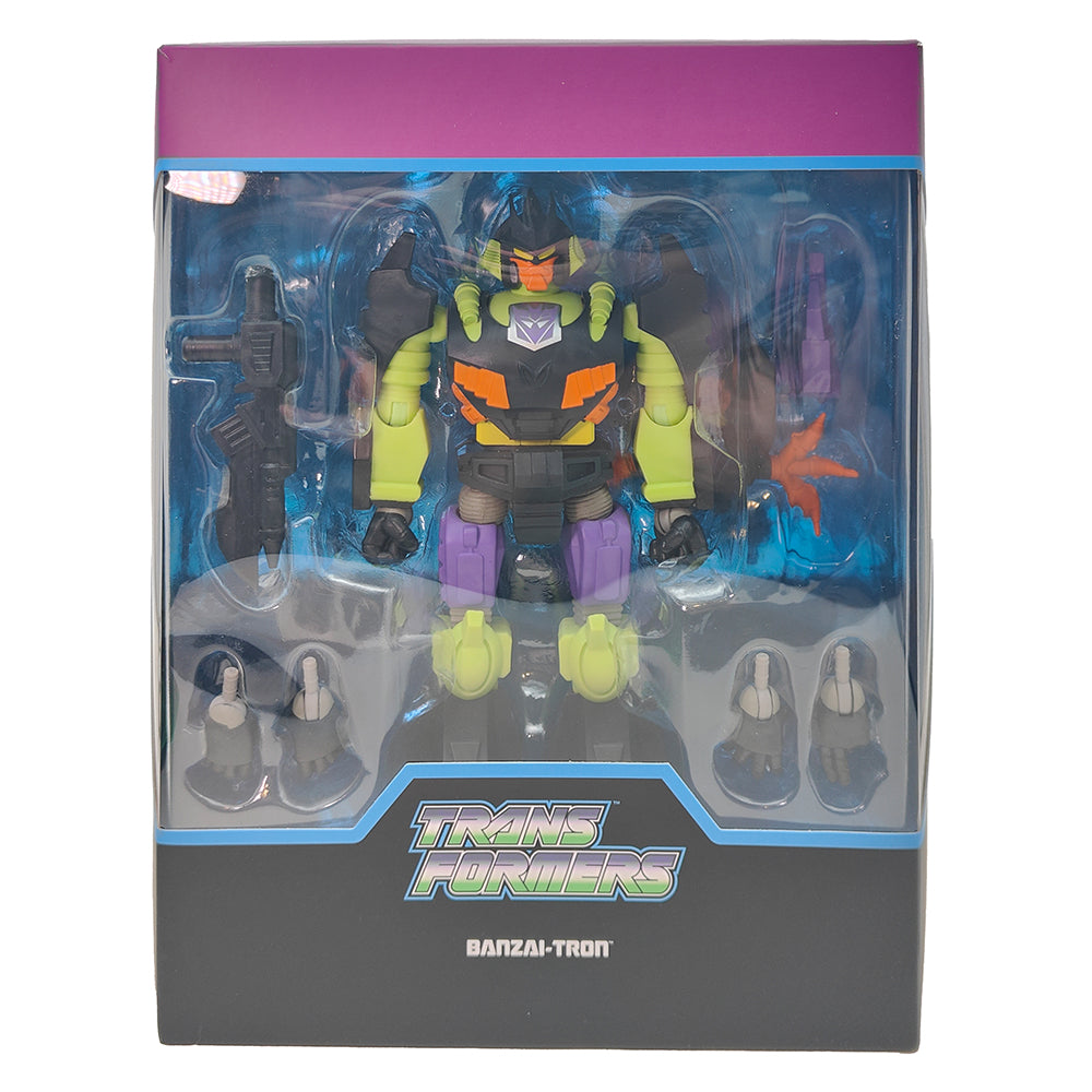 Transformers Ultimates Banzai Tron 18 cm Action Figure Super7 2022 – Transformers, Super7, 18 cm, 2022, pre-owned collector piece, Uncanny Collectibles Dublin Ireland