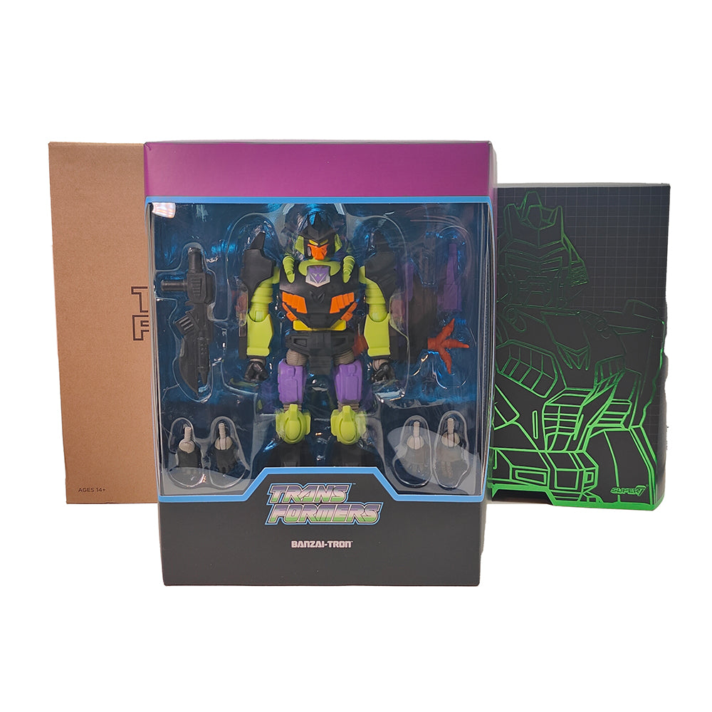 Transformers Ultimates Banzai Tron 18 cm Action Figure Super7 2022 – Transformers, Super7, 18 cm, 2022, pre-owned collector piece, Uncanny Collectibles Dublin Ireland