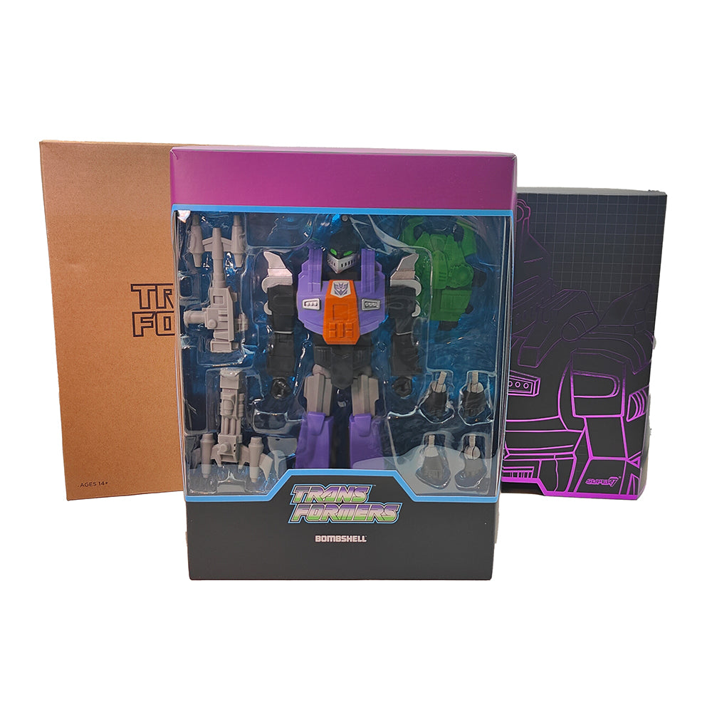 Transformers Ultimates Bombshell 18 cm Action Figure Super7 2022 – Transformers, Super7, 18 cm, 2022, pre-owned collector piece, Uncanny Collectibles Dublin Ireland