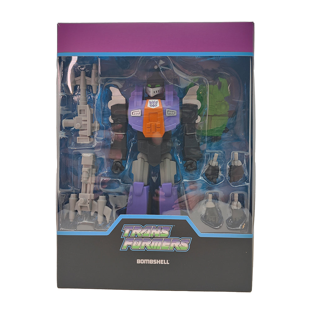 Transformers Ultimates Bombshell 18 cm Action Figure Super7 2022 – Transformers, Super7, 18 cm, 2022, pre-owned collector piece, Uncanny Collectibles Dublin Ireland