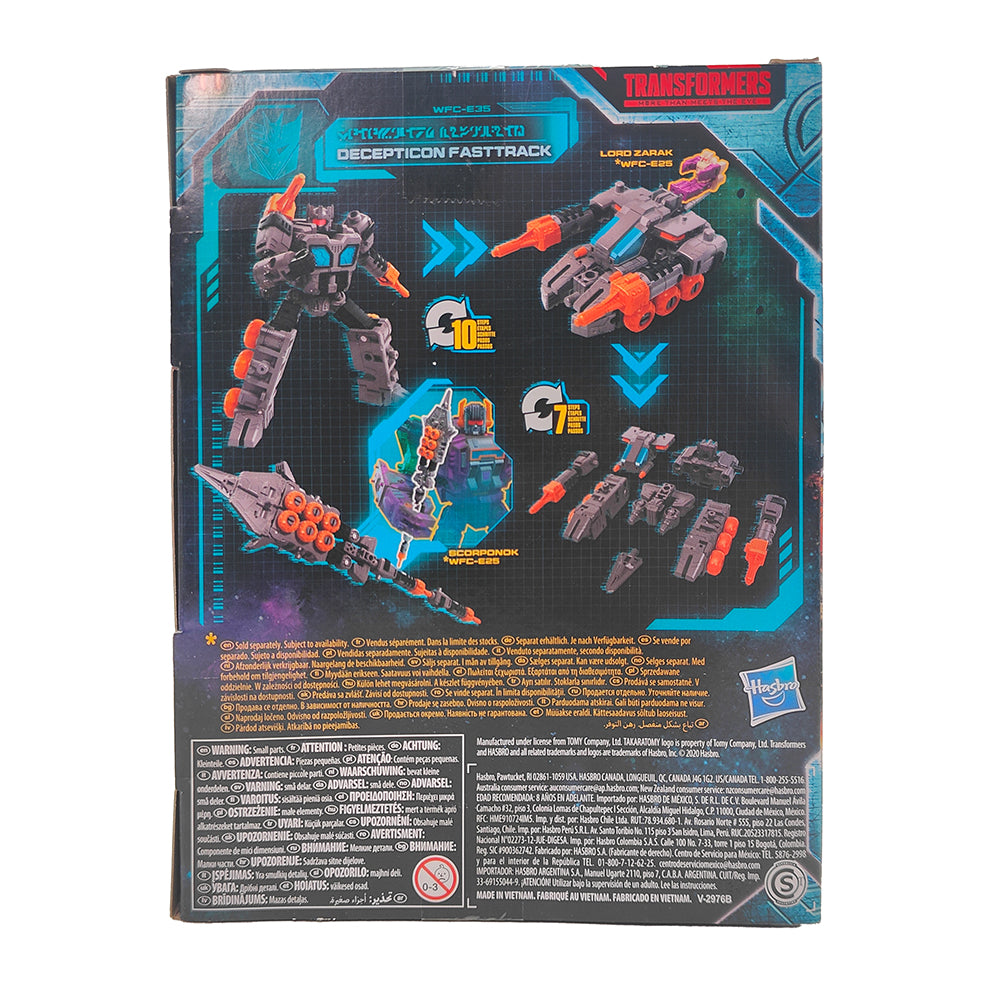 Transformers War for Cybertron Earthrise Fasttrack Deluxe Class Action Figure Hasbro 2019 – Transformers, Hasbro, 14 cm, 2019, pre-owned collector piece, Uncanny Collectibles Dublin Ireland