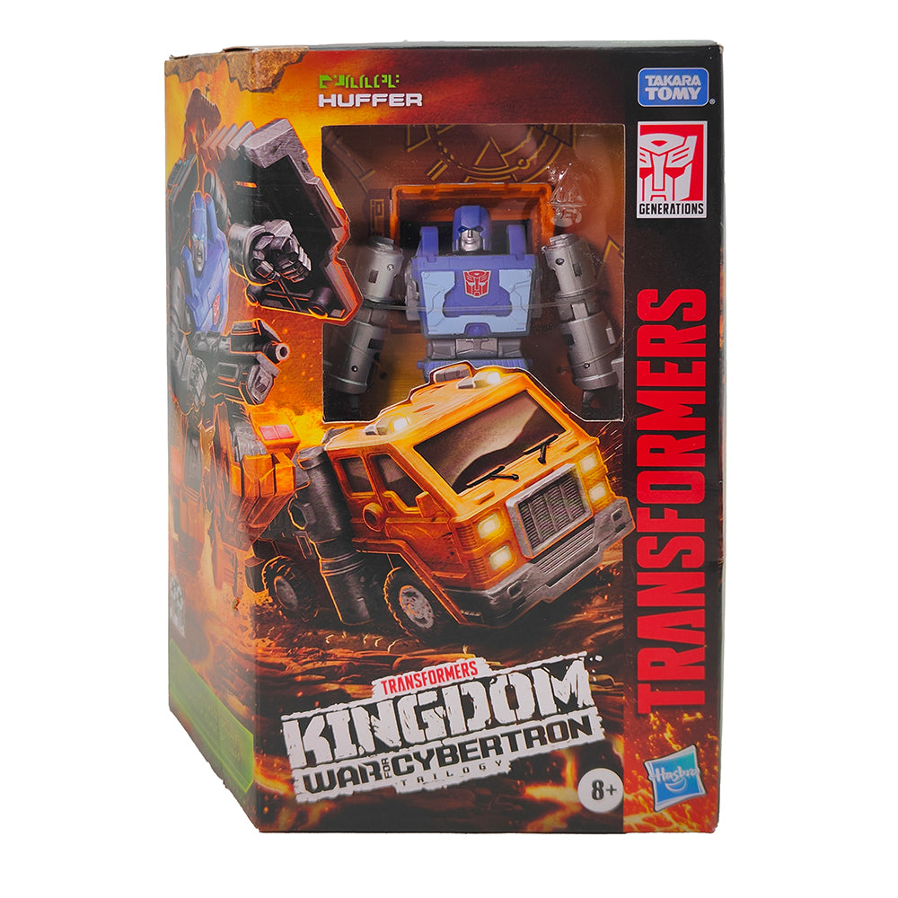 Transformers War for Cybertron Kingdom Huffer Deluxe  Class Action Figure Hasbro 2020 – Transformers, Hasbro, 14 cm, 2020, pre-owned collector piece, Uncanny Collectibles Dublin Ireland