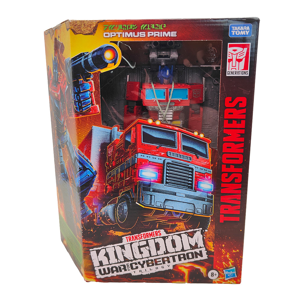 Transformers War for Cybertron Kingdom Optimus Prime Leader Class Action Figure Hasbro 2020 – Transformers, Hasbro, 18 cm, 2020, pre-owned collector piece, Uncanny Collectibles Dublin Ireland