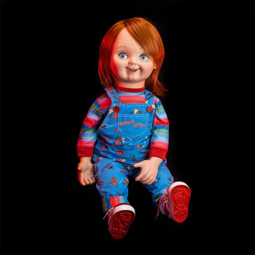Childs Play Good Guy Chucky Trick Or Treat Studios Life Sized 1:1 Scale Doll – Child's Play, Trick or Treat Studios, 74 cm, 2023, brand new collector item, Uncanny Collectibles Dublin Ireland