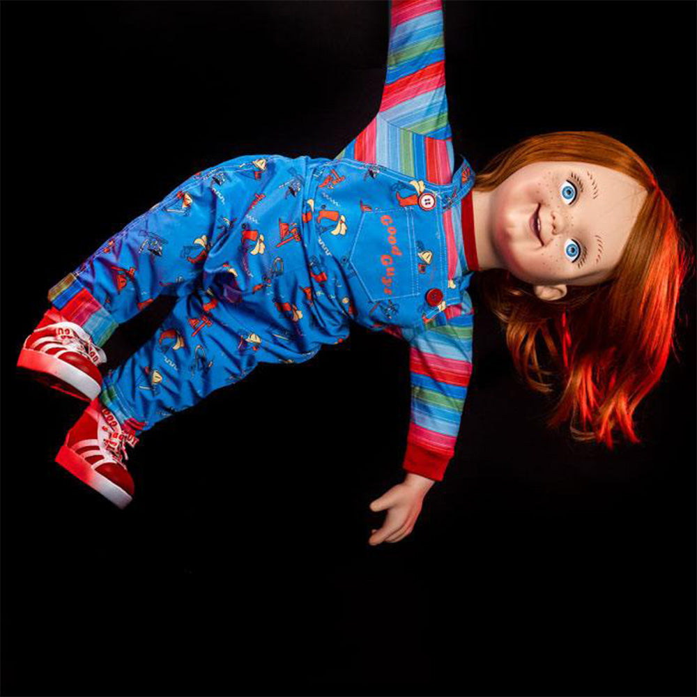 Childs Play Good Guy Chucky Trick Or Treat Studios Life Sized 1:1 Scale Doll – Child's Play, Trick or Treat Studios, 74 cm, 2023, brand new collector item, Uncanny Collectibles Dublin Ireland