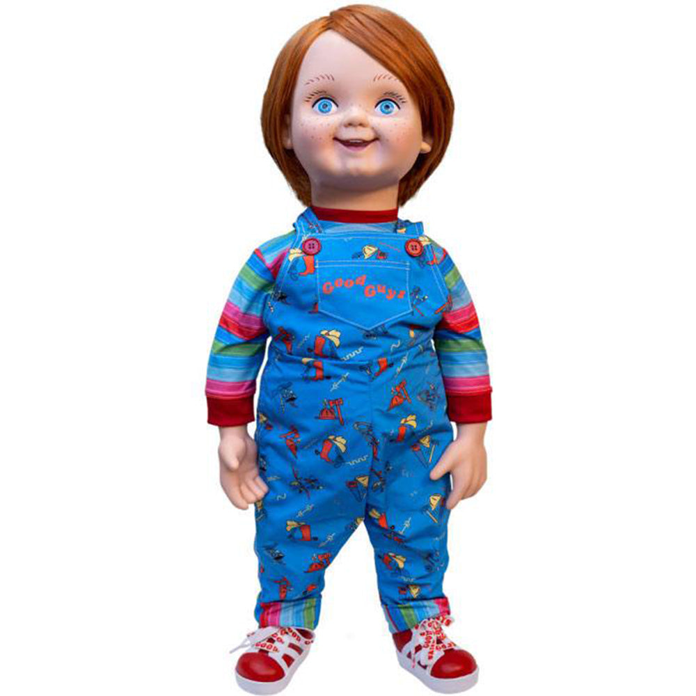 Childs Play Good Guy Chucky Trick Or Treat Studios Life Sized 1:1 Scale Doll – Child's Play, Trick or Treat Studios, 74 cm, 2023, brand new collector item, Uncanny Collectibles Dublin Ireland