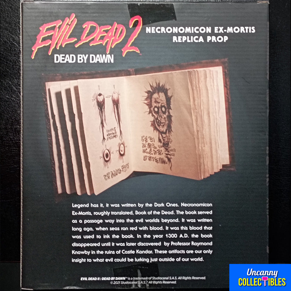 Evil Dead 2 Necronomicon Book of the Dead Trick Or Treat Studios 1:1 Prop Replica Version 2
