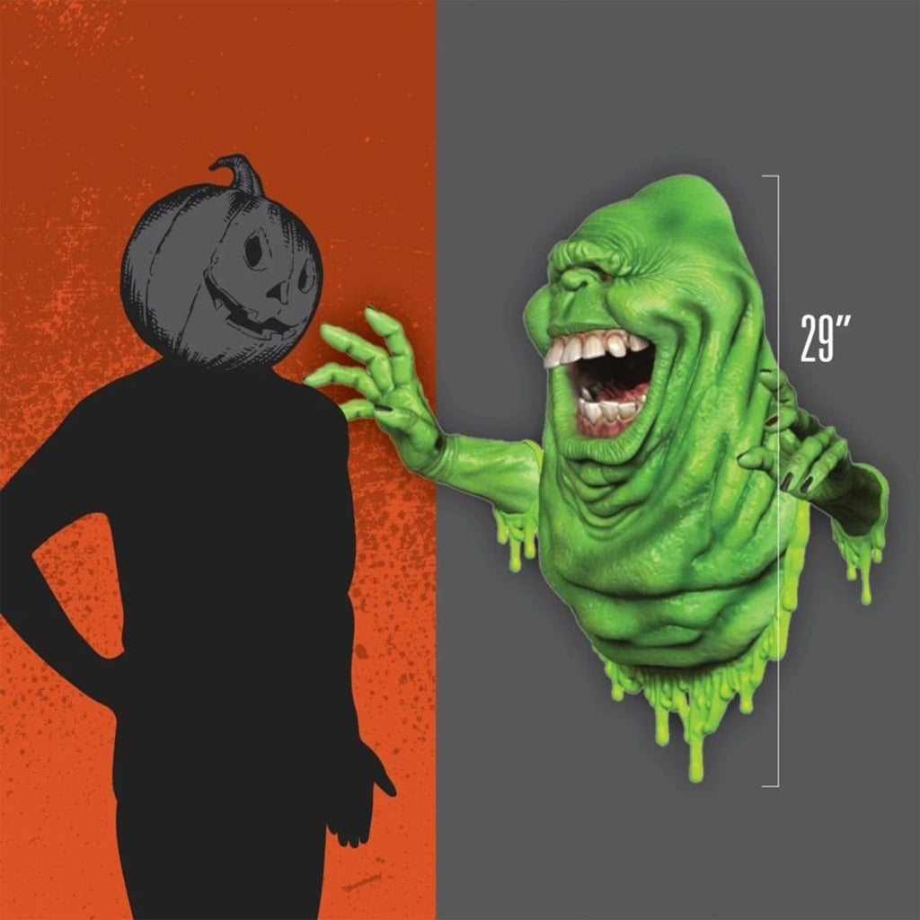 Trick or Treat Studios Ghostbusters Slimer Glowing Wallbreaker Wall Sculpture
