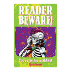 Trick or Treat Studios Goosebumps Reader Beware Metal Sign, Horror, Solid metal with printed design, new