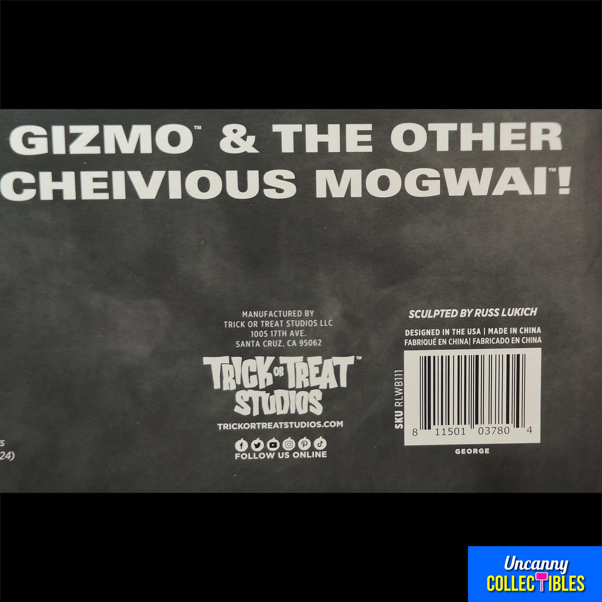 Trick or Treat Studios Gremlins 2 George Mogwai 1:1 Scale Prop Replica – Gremlins, Trick or Treat Studios, 25 cm, 2024, brand new collector item, Uncanny Collectibles Dublin Ireland