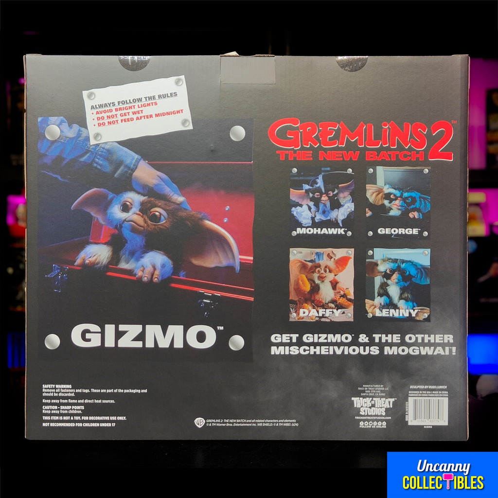 Trick or Treat Studios Gremlins 2 Gizmo Mogwai 1:1 Scale Prop Replica – Gremlins, Trick or Treat Studios, 25 cm, 2024, brand new collector item, Uncanny Collectibles Dublin Ireland