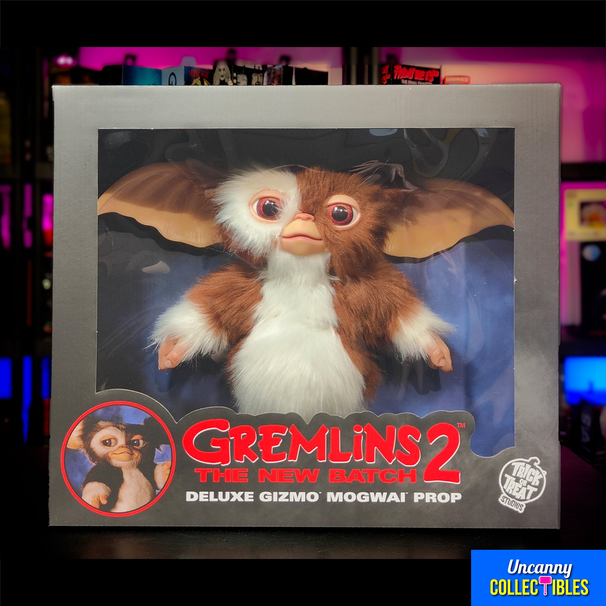 Trick or Treat Studios Gremlins 2 Gizmo Mogwai 1:1 Scale Prop Replica – Gremlins, Trick or Treat Studios, 25 cm, 2024, brand new collector item, Uncanny Collectibles Dublin Ireland