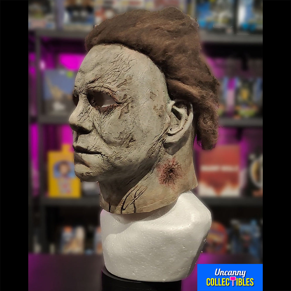 Halloween 2018 Michael Myers Trick or Treat Studios Full Head Latex Mask With Custom Paint Rehaul – Halloween, Trick or Treat Studios, 35 cm, 2024, brand new collector item, Uncanny Collectibles Dublin Ireland