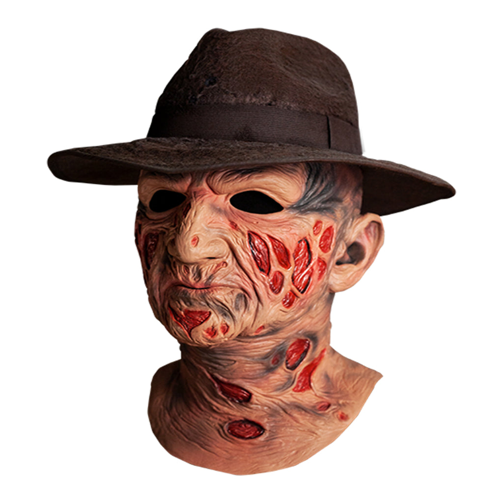 Trick or Treat Studios Nightmare on Elm Street Deluxe Freddy Krueger Mask With Hat
