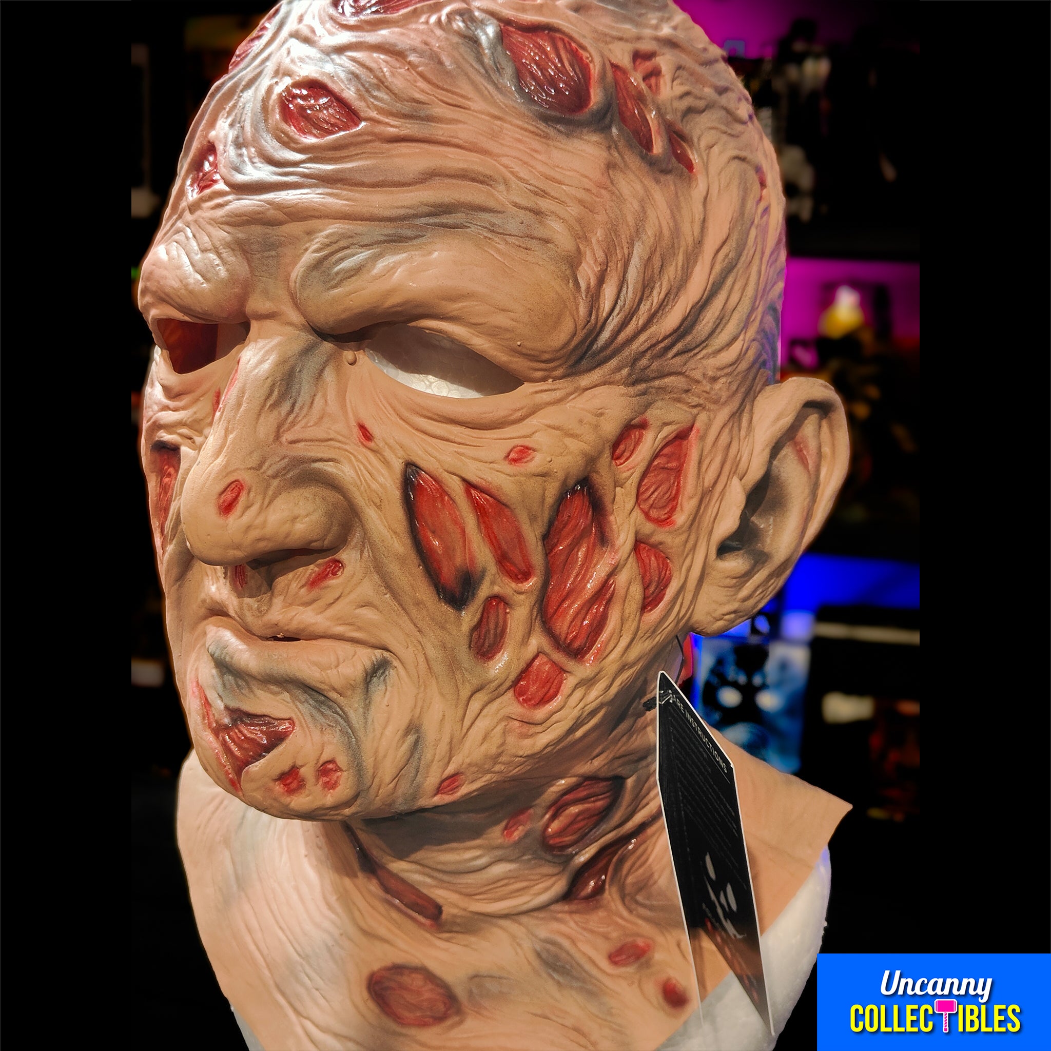 Trick or Treat Studios Nightmare on Elm Street Freddy Krueger Mask – Nightmare on Elm Street, Trick or Treat Studios, 35 cm, 2022, brand new collector item, Uncanny Collectibles Dublin Ireland