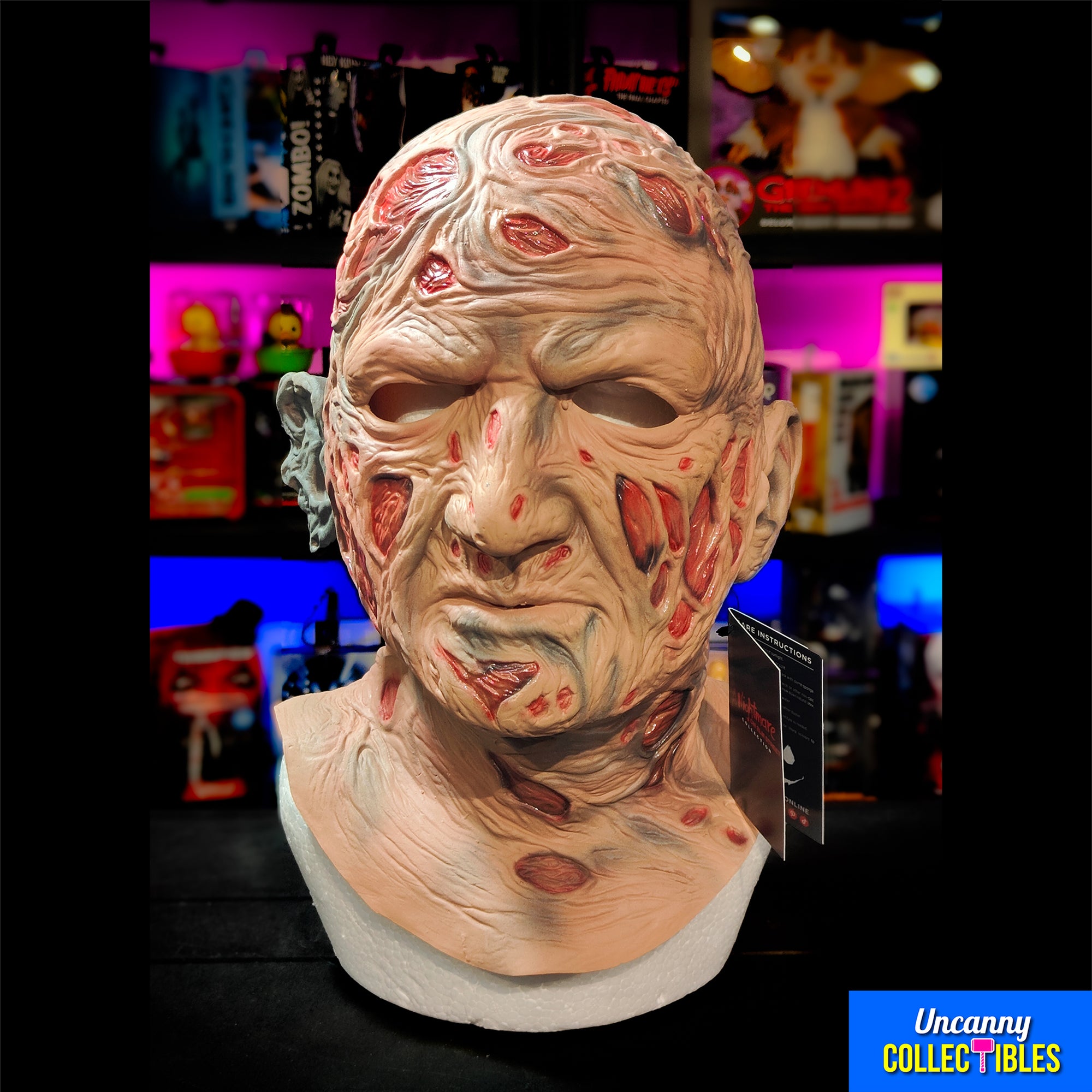 Trick or Treat Studios Nightmare on Elm Street Freddy Krueger Mask – Nightmare on Elm Street, Trick or Treat Studios, 35 cm, 2022, brand new collector item, Uncanny Collectibles Dublin Ireland