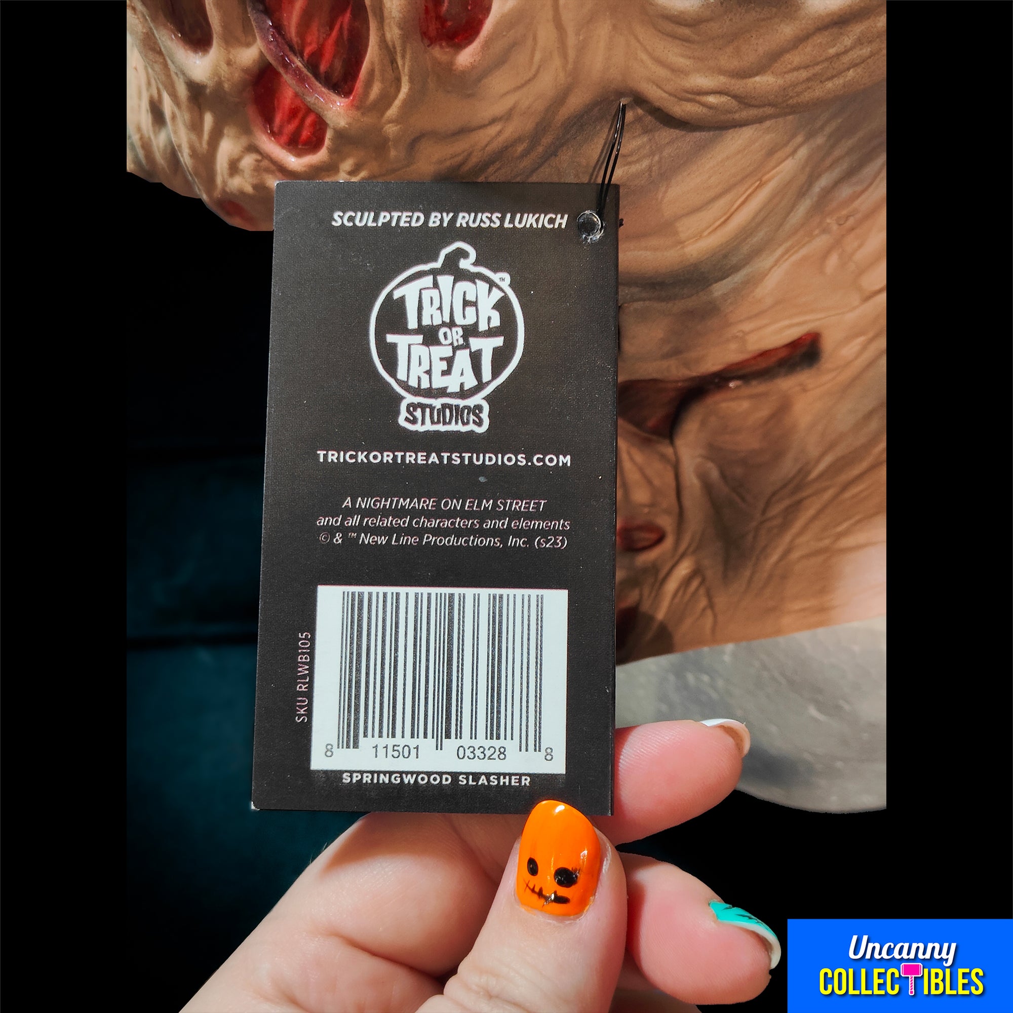 Trick or Treat Studios Nightmare on Elm Street Freddy Krueger Mask – Nightmare on Elm Street, Trick or Treat Studios, 35 cm, 2022, brand new collector item, Uncanny Collectibles Dublin Ireland