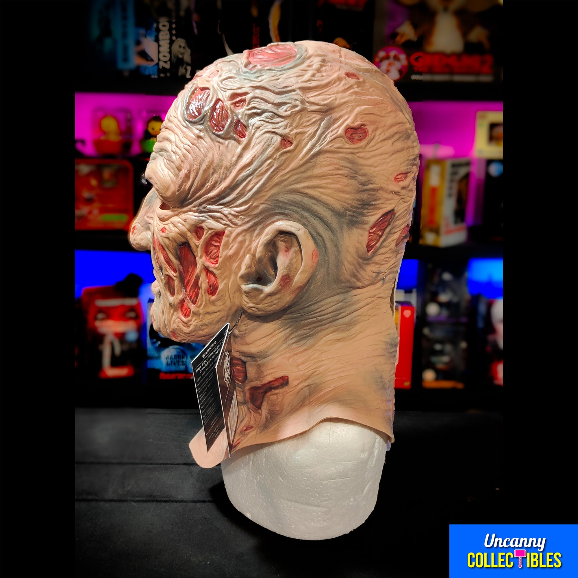 Trick or Treat Studios Nightmare on Elm Street Freddy Krueger Mask – Nightmare on Elm Street, Trick or Treat Studios, 35 cm, 2022, brand new collector item, Uncanny Collectibles Dublin Ireland