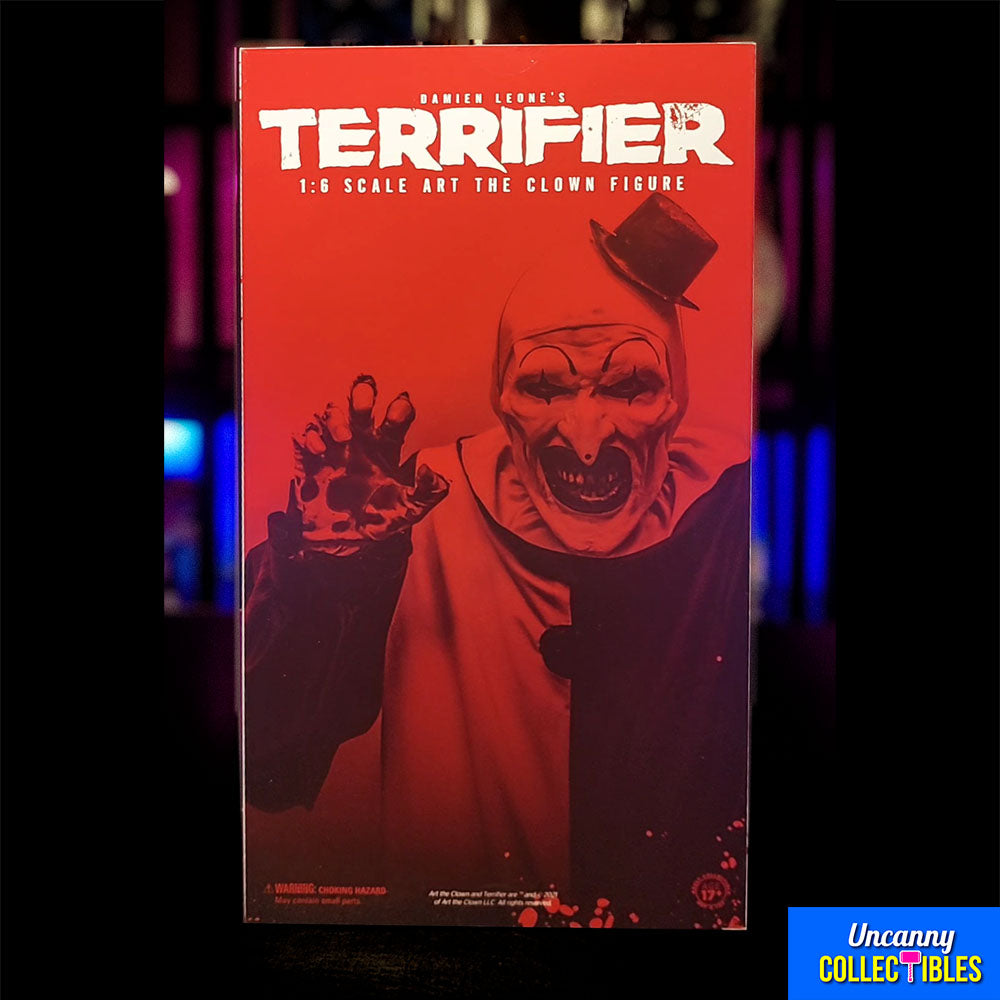 Terrifier Art The Clown Trick or Treat Studios 1/6 Scale Action Figure – Terrifier, Trick or Treat Studios, 30 cm, 2023, brand new collector item, Uncanny Collectibles Dublin Ireland