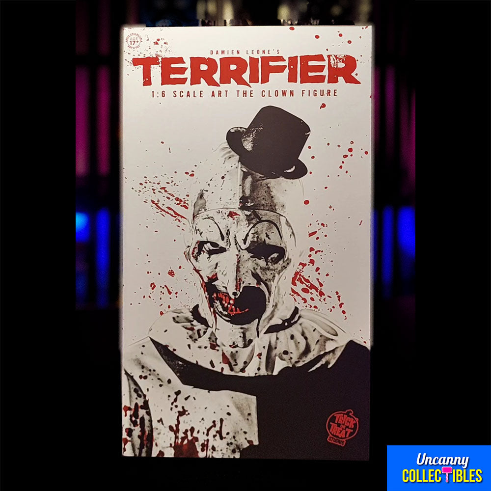 Terrifier Art The Clown Trick or Treat Studios 1/6 Scale Action Figure – Terrifier, Trick or Treat Studios, 30 cm, 2023, brand new collector item, Uncanny Collectibles Dublin Ireland