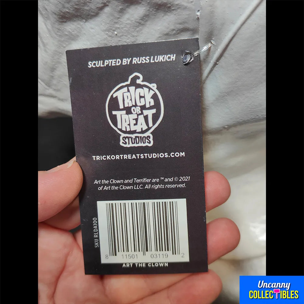 Terrifier Art the Clown Trick Or Treat Studios Full Head Latex Mask – Terrifier, Trick or Treat Studios, 35 cm, 2024, brand new collector item, Uncanny Collectibles Dublin Ireland