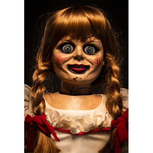 Annabelle The Conjuring Trick Or Treat Studios Life Sized 1:1 Scale Doll – Horror, Trick or Treat Studios, 91 cm, 2023, brand new collector item, Uncanny Collectibles Dublin Ireland