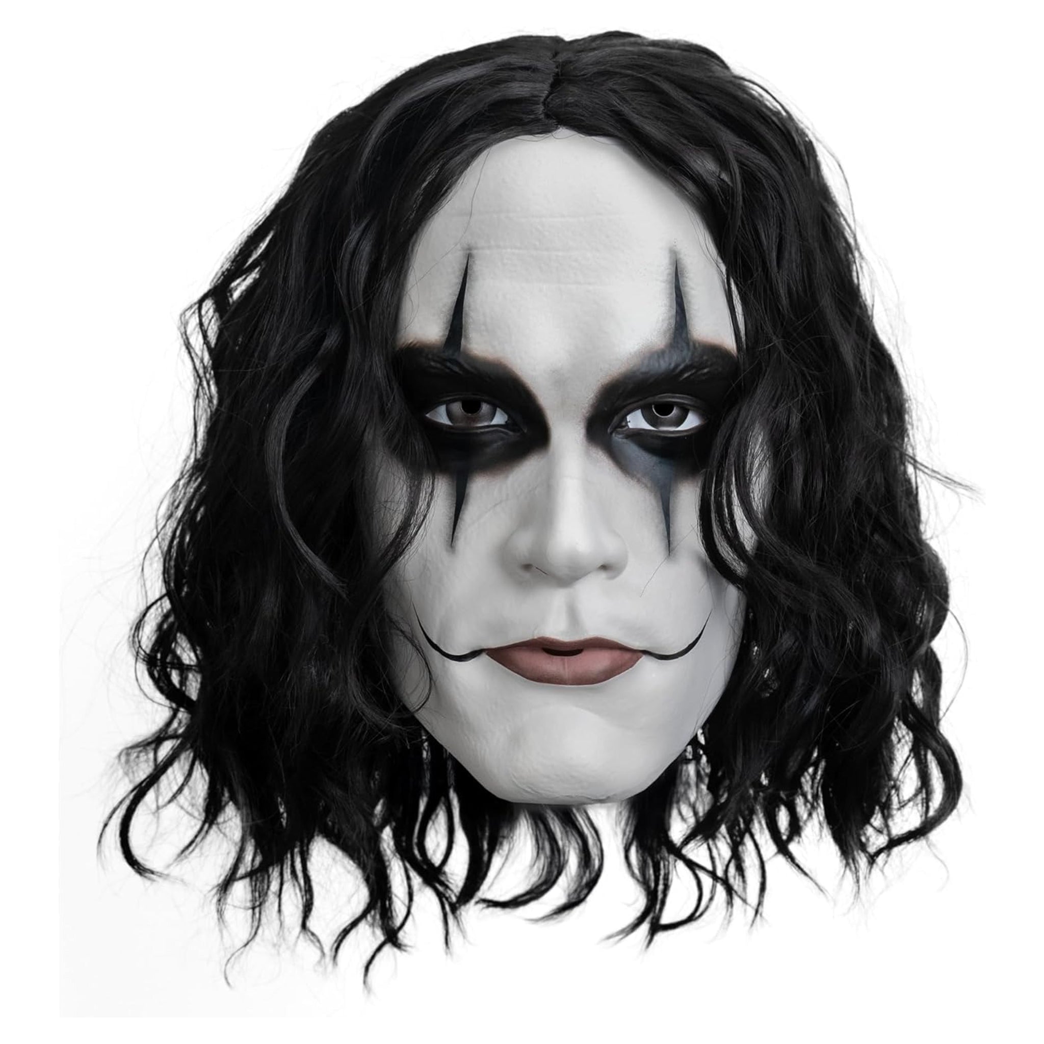 Trick or Treat Studios The Crow 1994 Eric Draven Deluxe Injection Latex Mask, Movie Icons & Heroes, 30cm, new