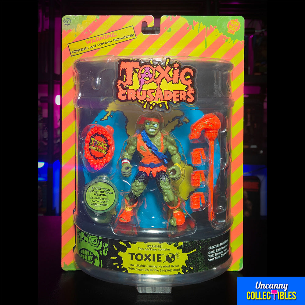 Toxic Crusaders Toxie Trick Or Treat Studios 5-Inch Action Figure – Toxic Crusaders, Trick or Treat Studios, 13 cm, 2024, brand new collector item, Uncanny Collectibles Dublin Ireland