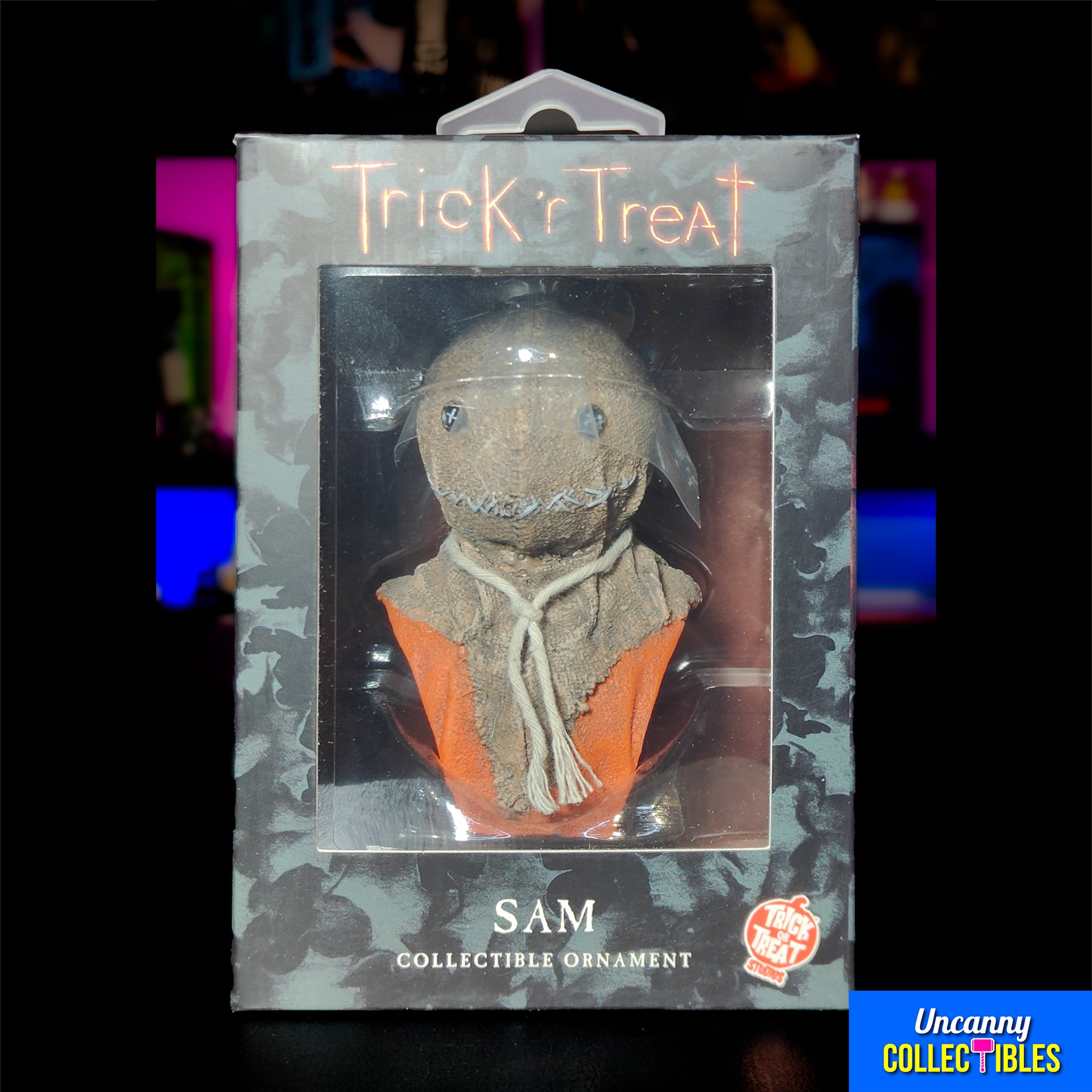 Trick R Treat Sam Trick Or Treat Studios Holiday Horrors Ornament 9cm – Horror, Trick or Treat Studios, 9 cm, brand new collector item, Uncanny Collectibles Dublin Ireland
