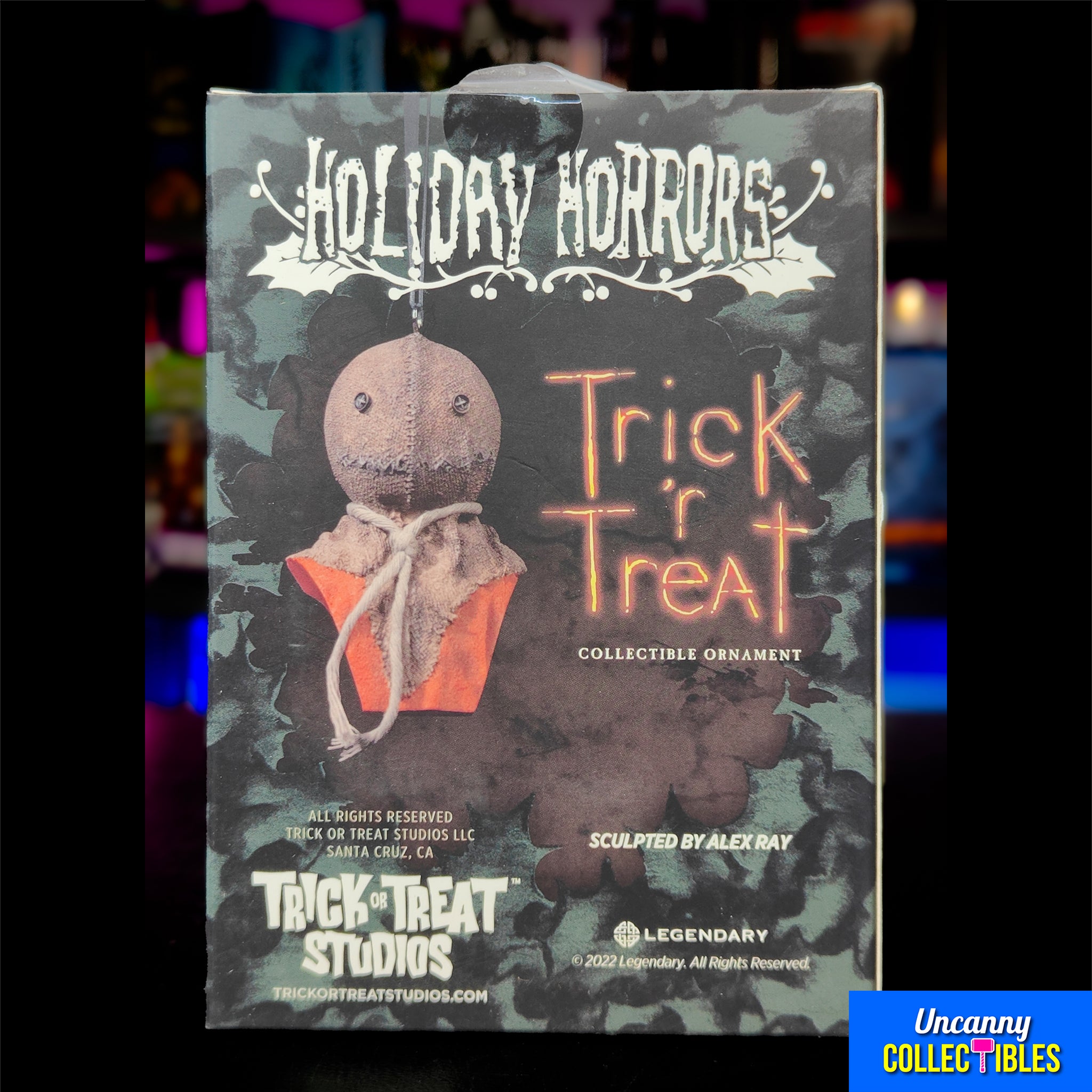 Trick R Treat Sam Trick Or Treat Studios Holiday Horrors Ornament 9cm – Horror, Trick or Treat Studios, 9 cm, brand new collector item, Uncanny Collectibles Dublin Ireland