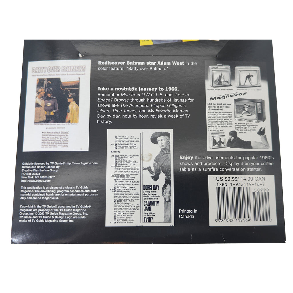TV Guide Collector's Classics Batman Adam West March 1966 Limited Edition Reissue