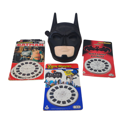 Tyco Industries Batman View-Master Bundle Reel Sets and 3D Viewer – Batman, Vintage Brands, 18 cm, pre-owned collector piece, Uncanny Collectibles Dublin Ireland