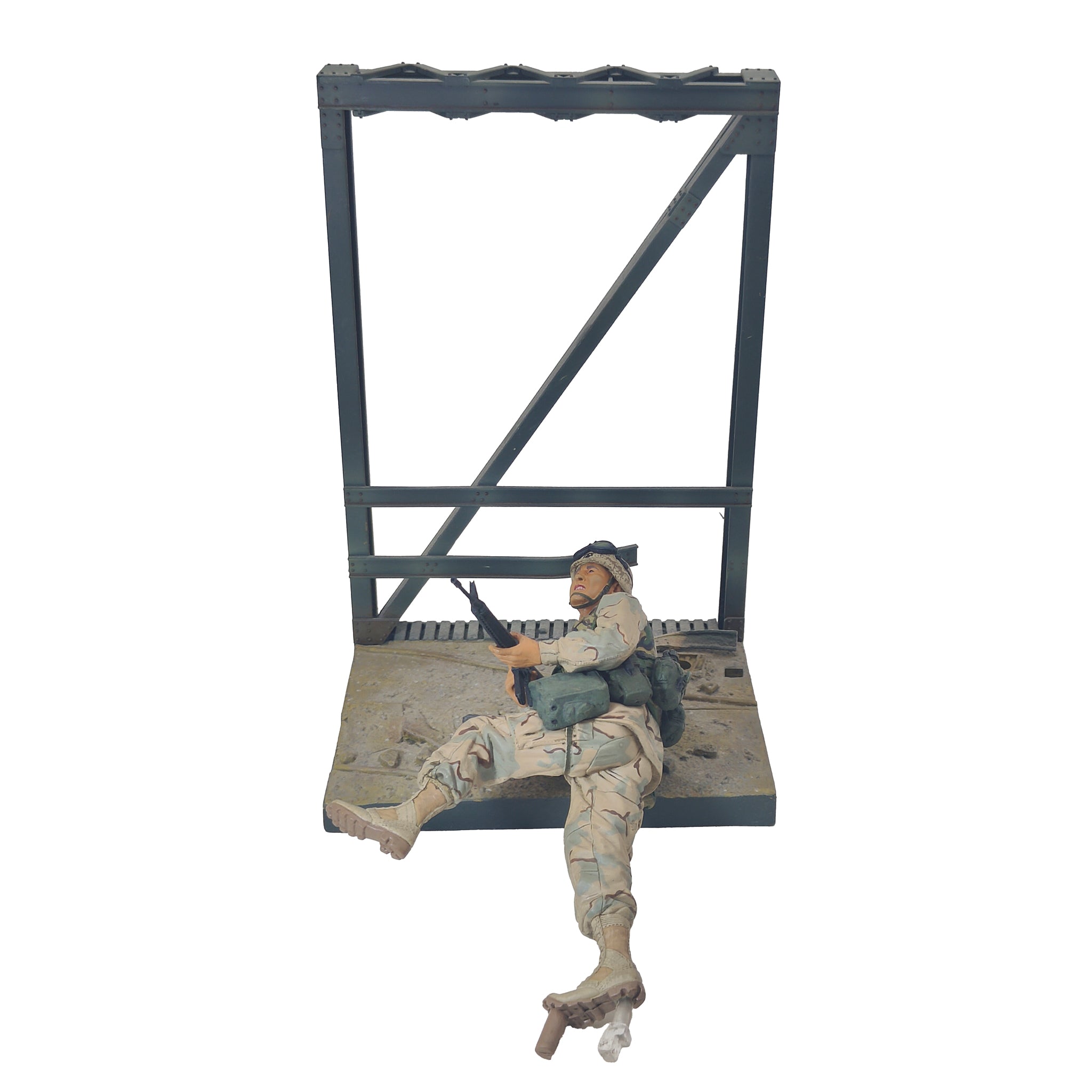 U.S.M.C. 1st M.E.U. Dusty Trails Toys Series 2 Action Figure 2004 15cm – Military, Vintage Brands, 15 cm, 2004, pre-owned collector piece, Uncanny Collectibles Dublin Ireland