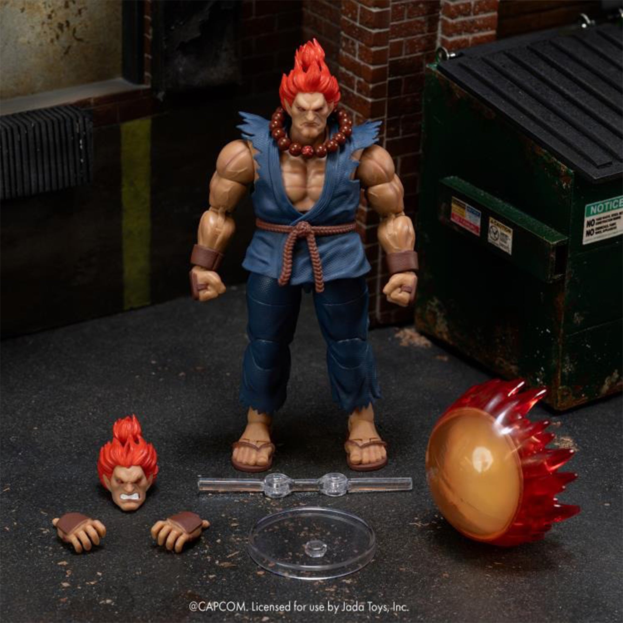 Ultra Street Fighter II Akuma Jada Toys Action Figure