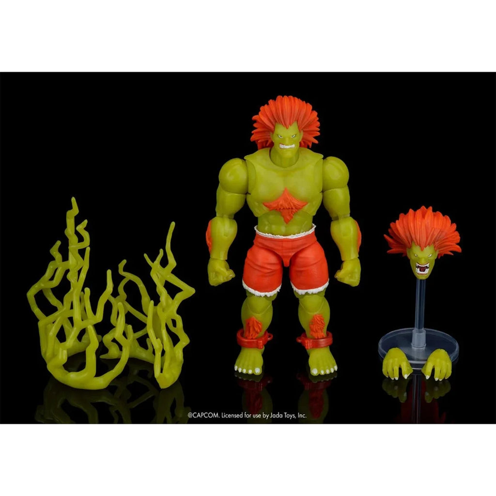 Ultra Street Fighter II Blanka Glow in the Dark Jada Toys Action Figure