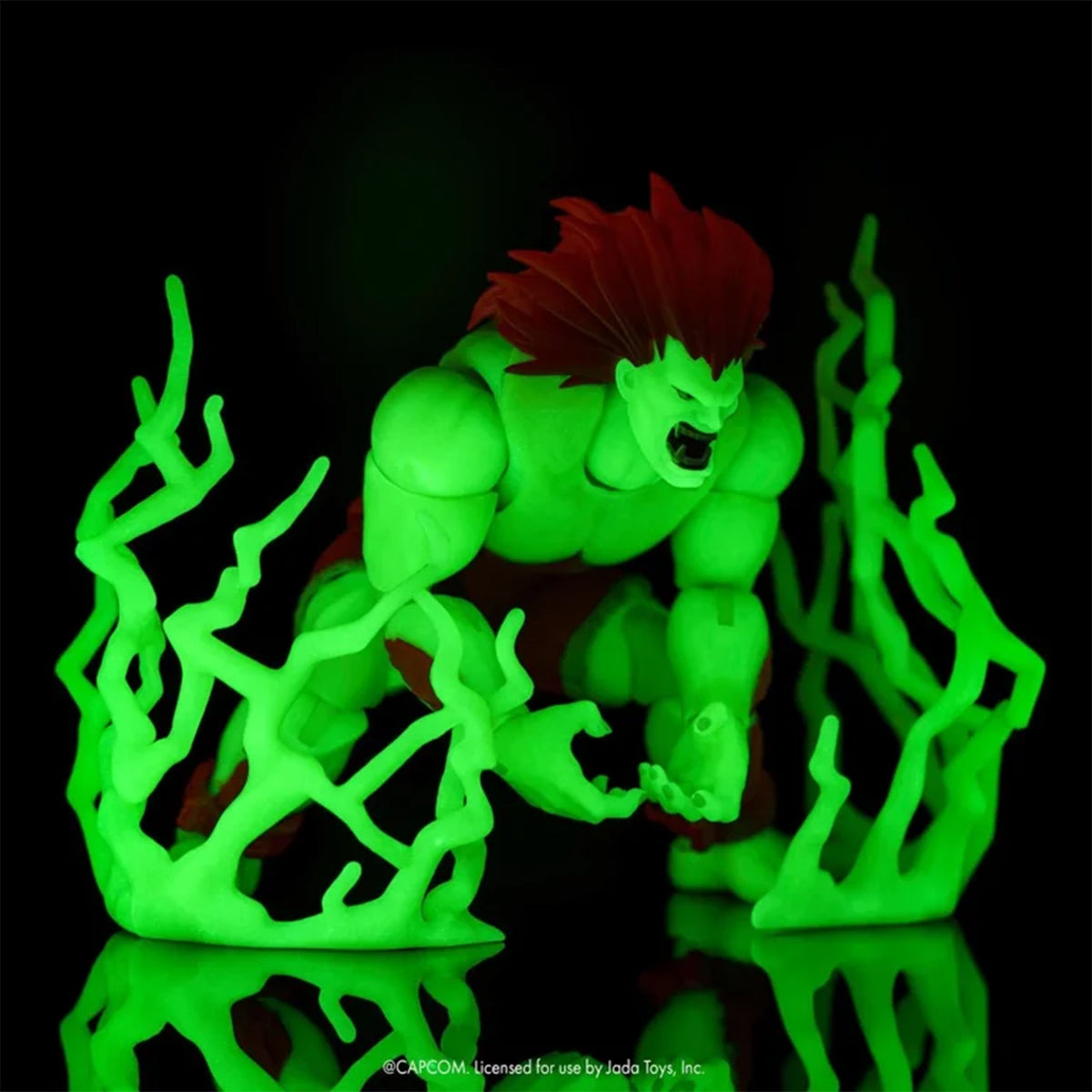 Ultra Street Fighter II Blanka Glow in the Dark Jada Toys Action Figure