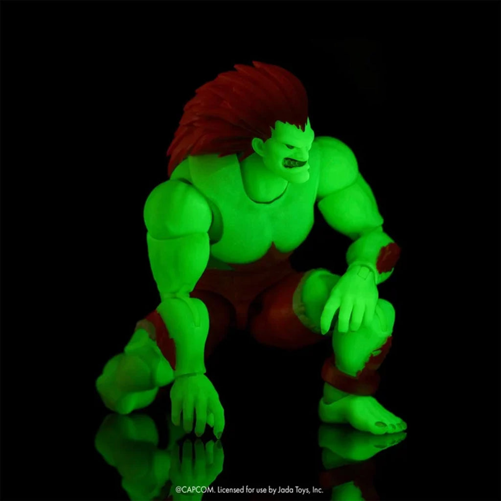Ultra Street Fighter II Blanka Glow in the Dark Jada Toys Action Figure
