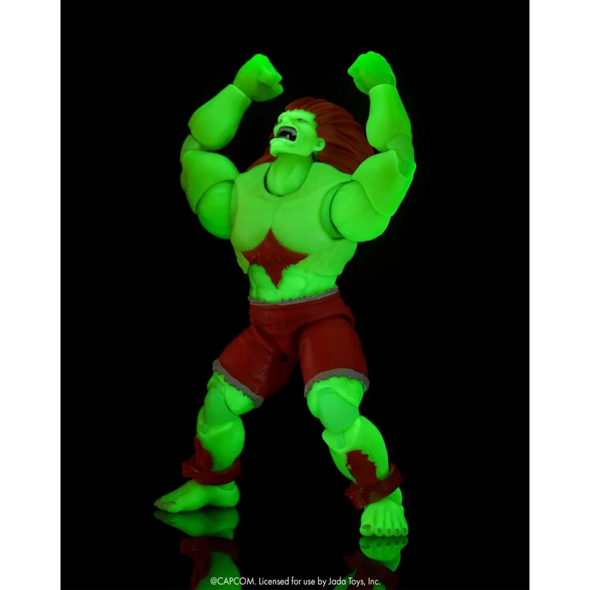Ultra Street Fighter II Blanka Glow in the Dark Jada Toys Action Figure