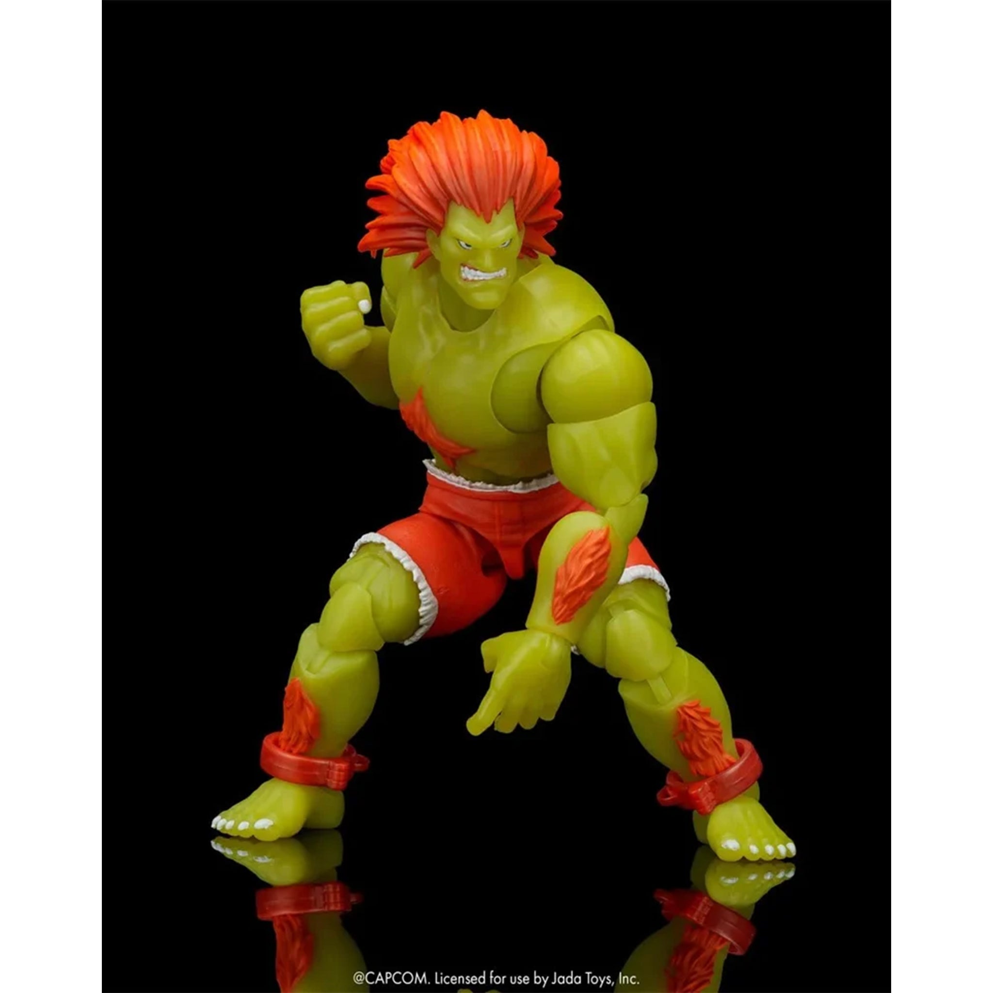 Ultra Street Fighter II Blanka Glow in the Dark Jada Toys Action Figure