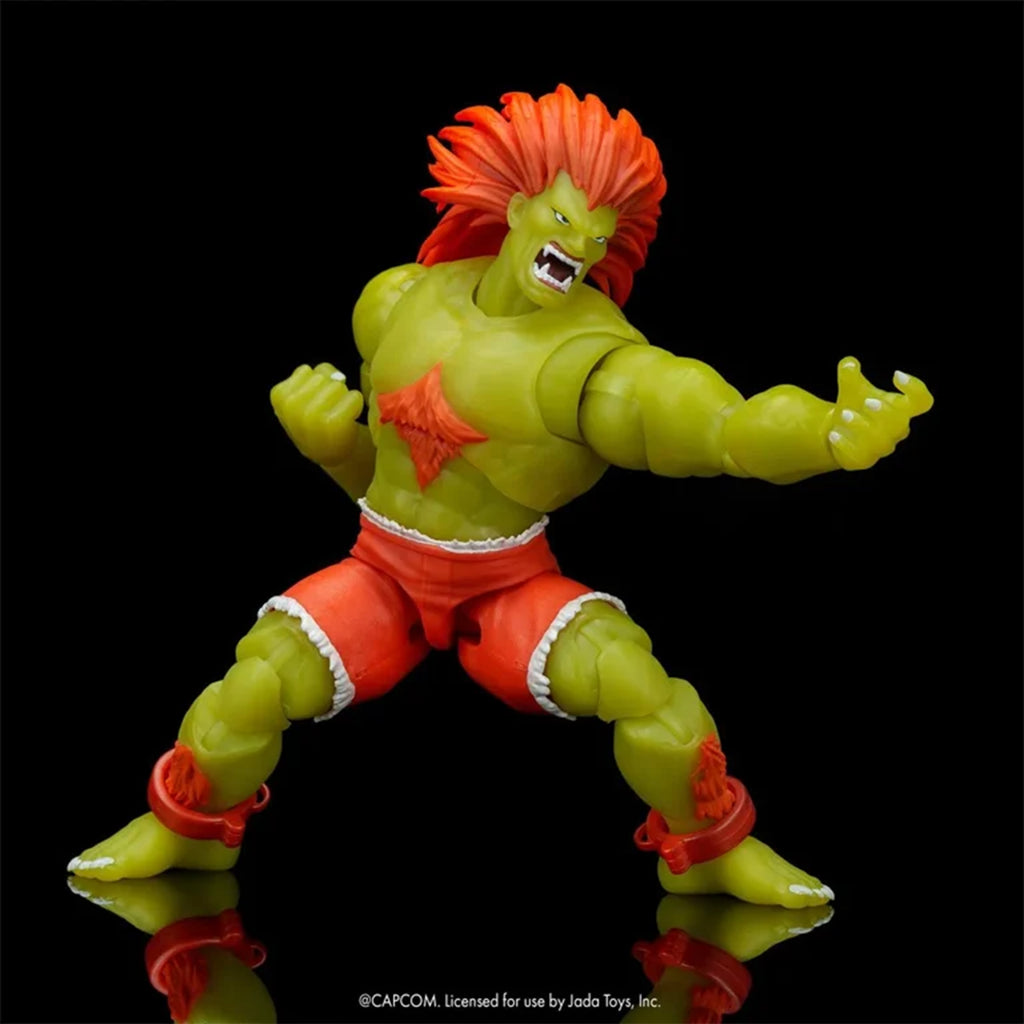 Ultra Street Fighter II Blanka Glow in the Dark Jada Toys Action Figure