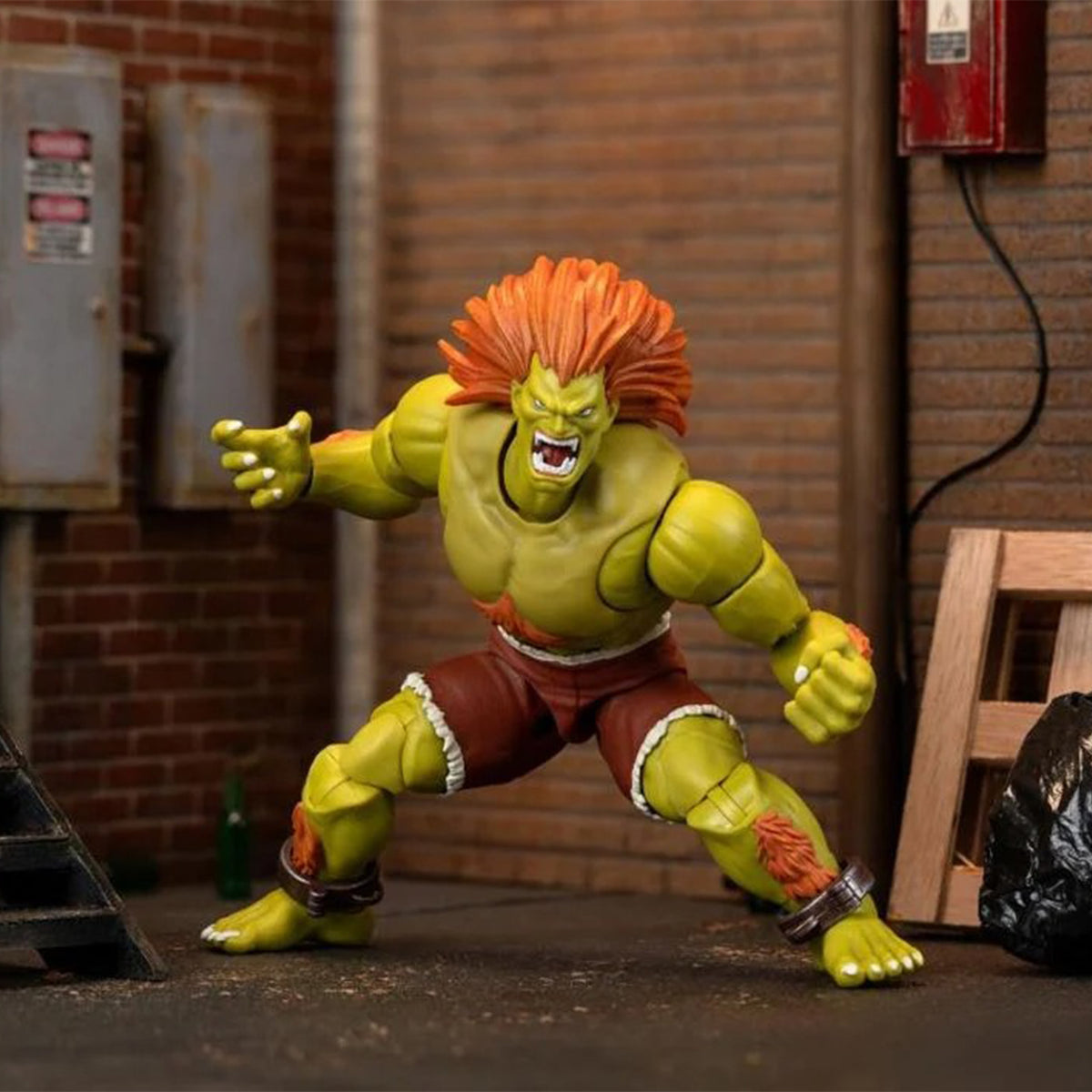 Ultra Street Fighter II Blanka Green Jada Toys Action Figure